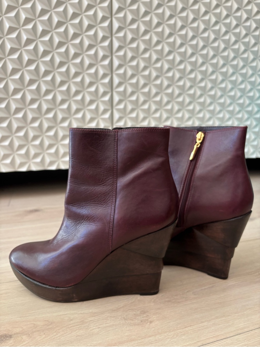 Diane Von Furstenberg Opalista Stacked Booties